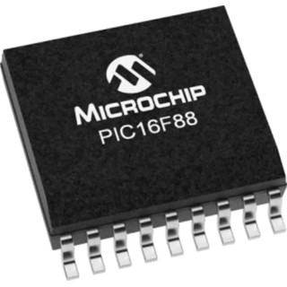 Microchip 8-bit PIC Microcontroller, 20MHz, 7kB Flash, 18-Pin SOIC PIC16LF88