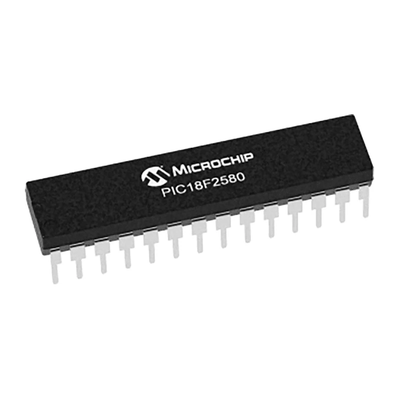 Microchip 8-Bit PIC Microcontroller, 40 MHz, 32kB Flash, 28-Pin SPDIP PIC18F2580