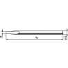 Ersa Soldering Iron Tip 4.8 mm Chisel, 116 mm Length, for ERSA 80S, 80 W, EN 61340-5-1 082KD