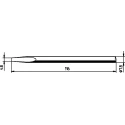 Ersa Soldering Iron Tip 4.8 mm Chisel, 116 mm Length, for ERSA 80S, 80 W, EN 61340-5-1 082KD