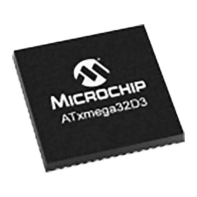 Microchip 16-bit AVR Microcontroller, 32 MHz, 32kB Flash, 64-Pin TQFP ATXMEGA32D3