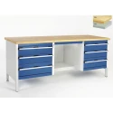 Bott Steel Workbench 800kg Max Load Adjustable Height 840 mm x 2m x 750 mm 41002073.11v