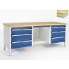 Bott Steel Workbench 800kg Max Load Adjustable Height 840 mm x 2m x 750 mm 41002073.11v