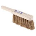 Cottam Soft Bristle Black Scrubbing Brush, Natural Coco Bristle, Hand Brush, Black Handle 673-967