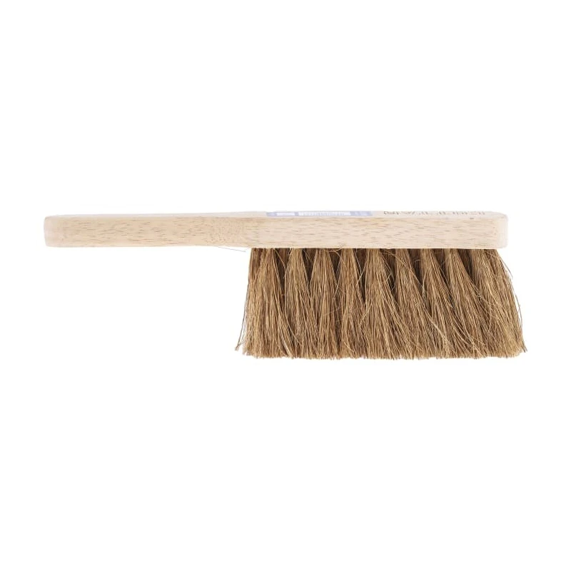 Cottam Soft Bristle Black Scrubbing Brush, Natural Coco Bristle, Hand Brush, Black Handle 673-967