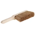 Cottam Soft Bristle Black Scrubbing Brush, Natural Coco Bristle, Hand Brush, Black Handle 673-967
