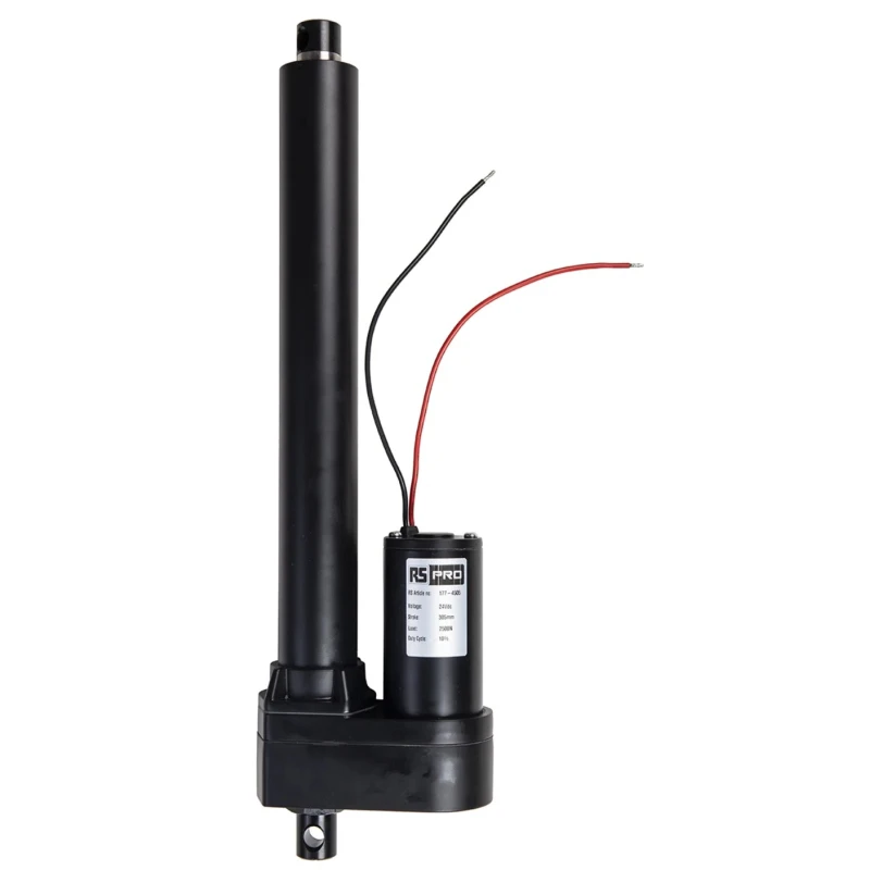 RS PRO Electrical Linear Actuator 305 mm, 2500N, 24V DC, ID10 Series, 67.1 mm/s, IP54, 177-4505