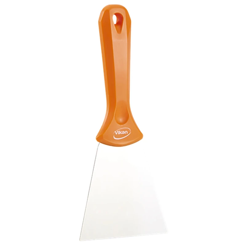 Vikan Stainless Steel Blade Plastic Hand Scraper 235mm, Ergonomic Handle, Food Grade, 1 Piece 40097