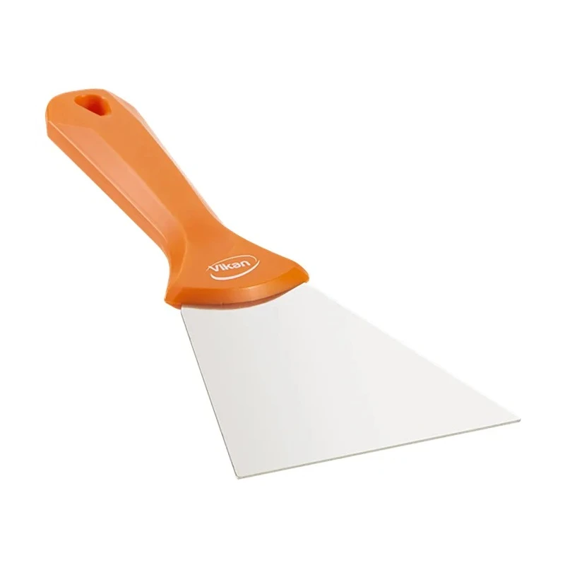 Vikan Stainless Steel Blade Plastic Hand Scraper 235mm, Ergonomic Handle, Food Grade, 1 Piece 40097
