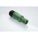 Radiall IP67 Grey Cable Mount Industrial Power Connector 250A 1.25kV Horizontal 1P Male 