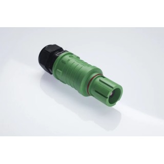 Radiall IP67 Grey Cable Mount Industrial Power Connector 250A 1.25kV Horizontal 1P Male 