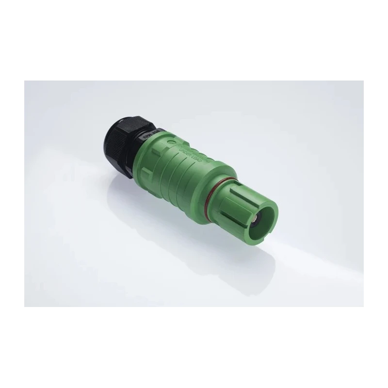 Radiall IP67 Grey Cable Mount Industrial Power Connector 250A 1.25kV Horizontal 1P Male 