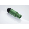 Radiall IP67 Grey Cable Mount Industrial Power Connector 250A 1.25kV Horizontal 1P Male