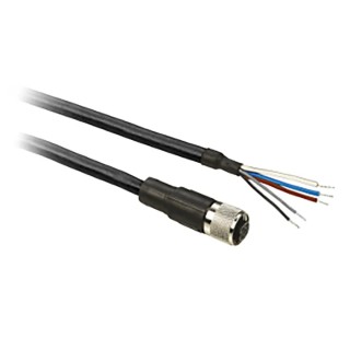 Telemecanique Sensors Female 5-way M12 to Unterminated Sensor Actuator Cable, Polyurethane Jacket, 2m XZCP11V12L20