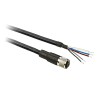 Telemecanique Sensors Female 5-way M12 to Unterminated Sensor Actuator Cable, Polyurethane Jacket, 2m XZCP11V12L20