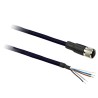 Telemecanique Sensors Sensor Actuator Cable, 5m, Female/Female, Straight Unterminated, PVC Jacket, 75V XZCPV11V12L5