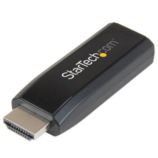 RS PRO HDMI to VGA Adapter , 1 Port, 62 mm Cable, 1920 x 1200 Resolution, 3.5mm Audio, RoHS CE FCC HD2VGAMICRA