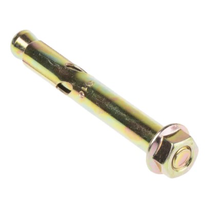 RS PRO Bright Zinc Plated Sleeve Anchor, 8 mm Thread, 95 mm Length, Hex Nut, Drill Diameter 12 mm, 177-7083