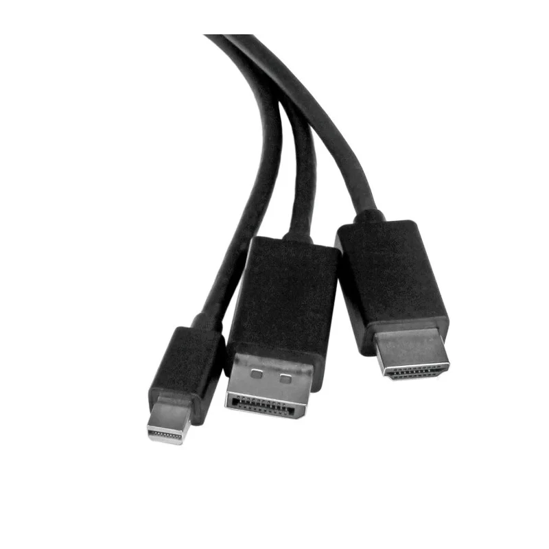 StarTech.com HDMI Multiport Adapter Cable, 2m, 4K UHD, USB-Powered, Black, DPMDPHD2HD