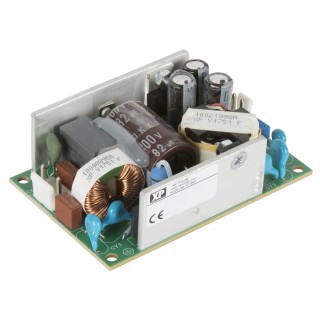 XP Power FCS40US24 40W Switching Power Supply, 24V DC Output, Chassis Mount, 80–264V AC Input