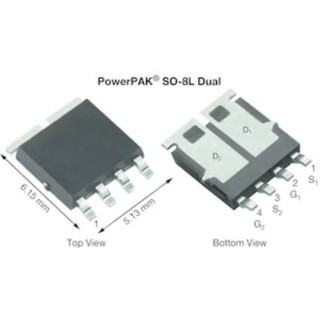 Vishay Siliconix Dual TrenchFET MOSFET, 2 Channel, N & P-Type, 30A, 40V, SO-8, SQJ504EP-T1_GE3