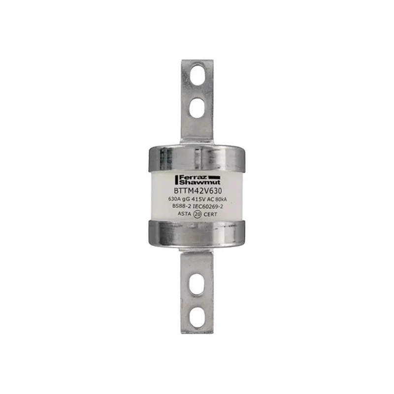 Mersen Bolted Tag Fuse 630A C2, 415V AC, Fixing Centres 133 mm, Tag Width 26 mm, Length 83 mm, Overall M226331 / BTTM42V630
