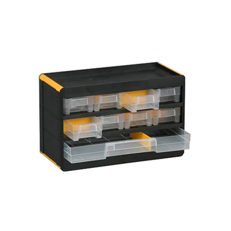 RS PRO Plastic Drawer Unit, 9 Drawers, 190 x 300 x 135 mm, Stackable, Wall Mountable 178-3331