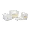 RS PRO Semi-Open Fronted Polypropylene Storage Container, White, 31.4L Capacity, 200x520x310 mm 178-3340