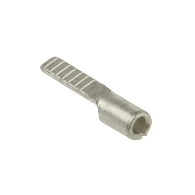 RS PRO Uninsulated Crimp Blade Terminal 14.8 mm Blade Length, 22 AWG to 16 AWG, Grey 178-7239