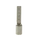RS PRO Uninsulated Crimp Blade Terminal 14.8 mm Blade Length, 22 AWG to 16 AWG, Grey 178-7239
