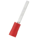 RS PRO Insulated Crimp Blade Terminal, 18 mm Blade Length, 22–16 AWG, Red Vinyl, Copper, 178-7246