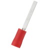RS PRO Insulated Crimp Blade Terminal, 18 mm Blade Length, 22 - 16 AWG, Red Vinyl, Copper, 178-7246