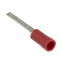 RS PRO Insulated Crimp Blade Terminal, 18 mm Blade Length, 22–16 AWG, Red Vinyl, Copper, 178-7246