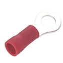 RS PRO Insulated Ring Terminal, Vinyl, 4.3 mm Stud, 22–16 AWG, Red, 1.5 mm² Max E245391 178-7266