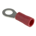 RS PRO Insulated Ring Terminal, Vinyl, 4.3 mm Stud, 22–16 AWG, Red, 1.5 mm² Max E245391 178-7266
