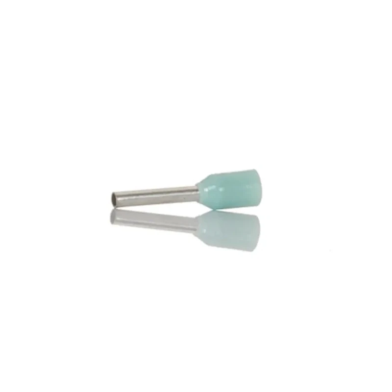 RS PRO Insulated Crimp Bootlace Ferrule 1.1mm Pin Diameter, 6mm Pin Length, Nylon Insulation, Turquoise, 22 AWG 178-7285