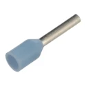 RS PRO Insulated Crimp Bootlace Ferrule 6 mm Pin Length, 1.1 mm Pin Diameter, Light Blue, Nylon, 24 AWG, 178-7279