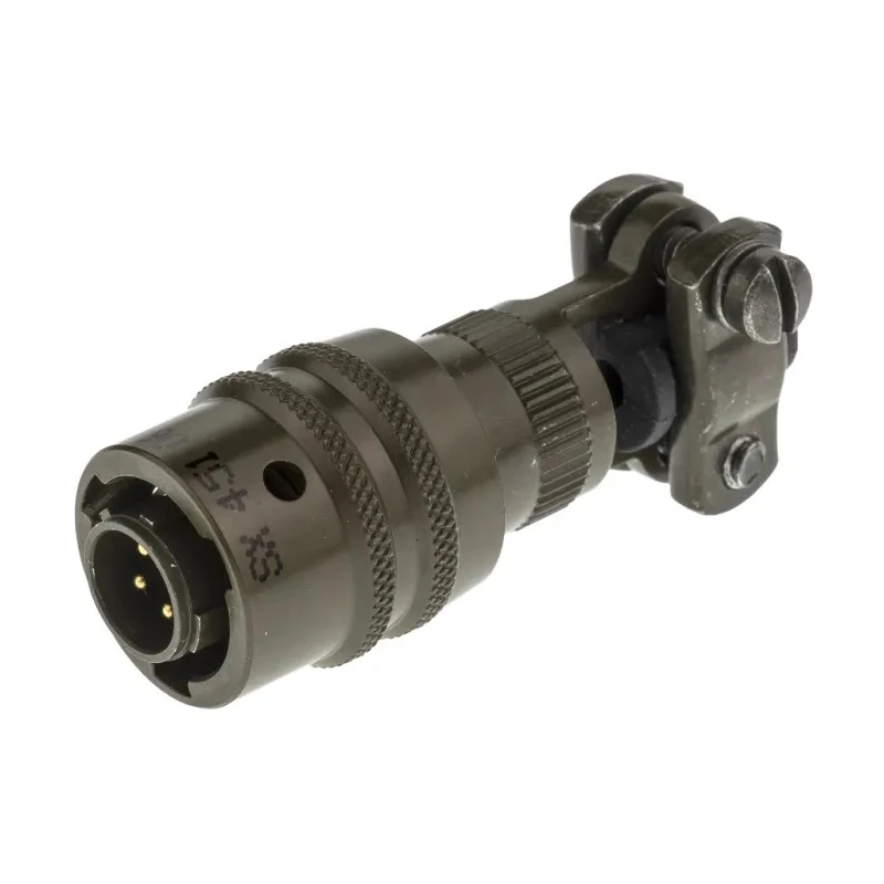 Amphenol Socapex MIL Spec Circular Connector, Nickel Alloy, Straight, Cable Mount, 4 Male Contacts, IP65 45106EC84P50