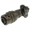 Amphenol Socapex MIL Spec Circular Connector, Nickel Alloy, Straight, Cable Mount, 4 Male Contacts, IP65 45106EC84P50