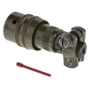 Amphenol Socapex MIL Spec Circular Connector, Nickel Alloy, Straight, Cable Mount, 4 Male Contacts, IP65 45106EC84P50