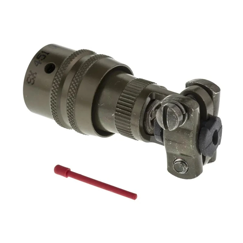 Amphenol Socapex MIL Spec Circular Connector, Nickel Alloy, Straight, Cable Mount, 4 Male Contacts, IP65 45106EC84P50