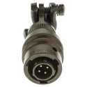 Amphenol Socapex MIL Spec Circular Connector, Nickel Alloy, Straight, Cable Mount, 4 Male Contacts, IP65 45106EC84P50