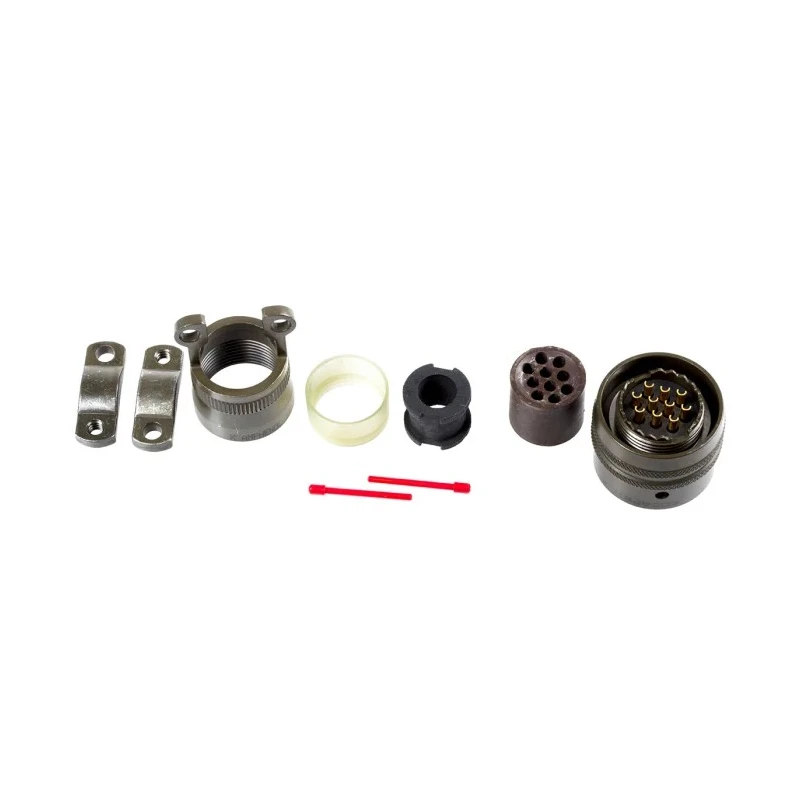 Amphenol Socapex MIL Spec Circular Connector, 10 Way, Nickel Alloy, Straight Cable Mount, IP65, Bayonet 45106EC1210P50