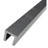 RS PRO Aluminium Metal Channel 1 m x 0.75 in x 3 in x 0.13 in, BS EN 754-5-1966-6063-T6, 681-738
