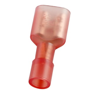 RS PRO Red Insulated Female Spade Connector Crimp 0.8 x 6.35 mm Tab Size 22 AWG to 16 AWG 178-8289
