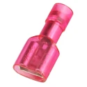 RS PRO Red Insulated Female Spade Connector, Crimp, 0.8 x 6.35 mm Tab Size, 22 to 16 AWG 178-8295