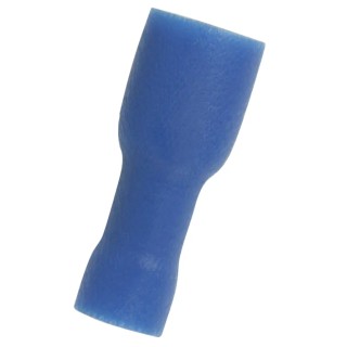 RS PRO Blue Insulated Female Spade Connector Crimp 0.5 x 4.75 mm Tab Size 16–14 AWG 178-8313