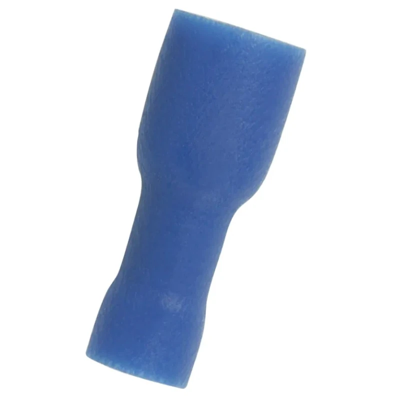 RS PRO Blue Insulated Female Spade Connector Crimp 0.5 x 4.75 mm Tab Size 16–14 AWG 178-8313