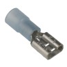 RS PRO Blue Insulated Female Spade Connector, Crimp, 0.8 x 6.35 mm Tab, 16 to 14 AWG, 178-8325