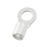 RS PRO Uninsulated Ring Terminal 8 AWG, 6.4 mm Stud, Copper Tin Plated, Grey E245391 178-8625